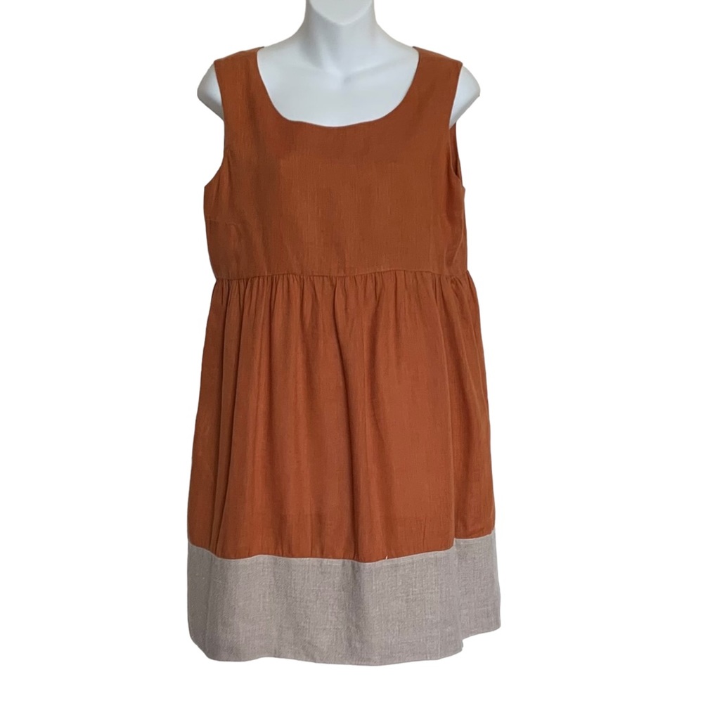 BIASA Linen Casual Dress Sz M